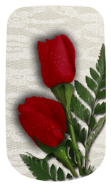 DAROYAL-058 2 Roses Red